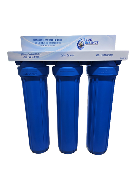 Whole House Carbon / Salt Free Conditioner / VOC & Lead Filter  System Part # BE-C3