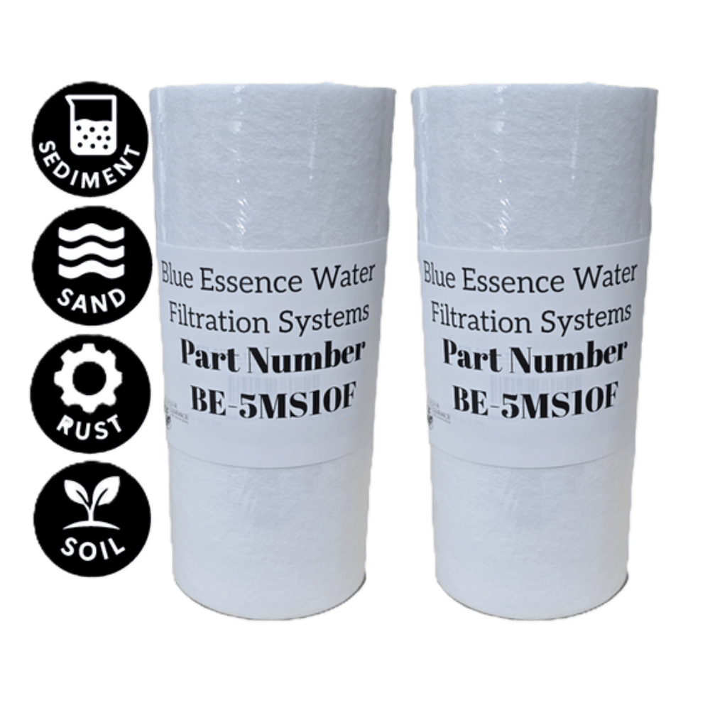 BE-5 Micron Sediment Filter 10 INCH  (2 pack 1 year supply)
